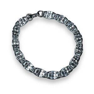 Sarah Coventry Womens Chain Bracelet Silver Tone Stamped